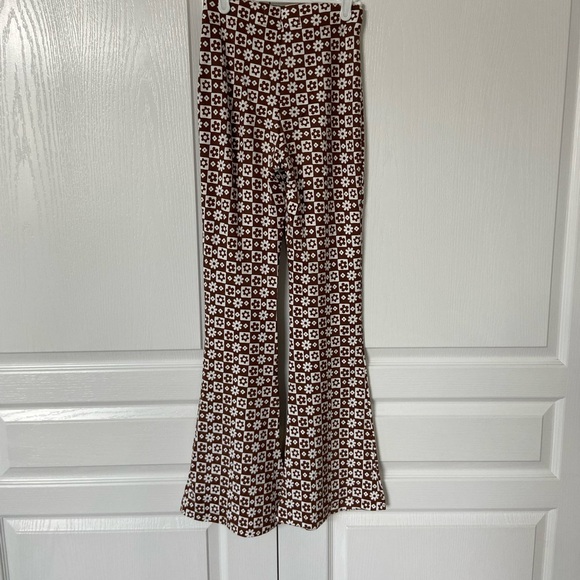 XXS regular Hollister high waist flare print pants - Picture 5 of 7